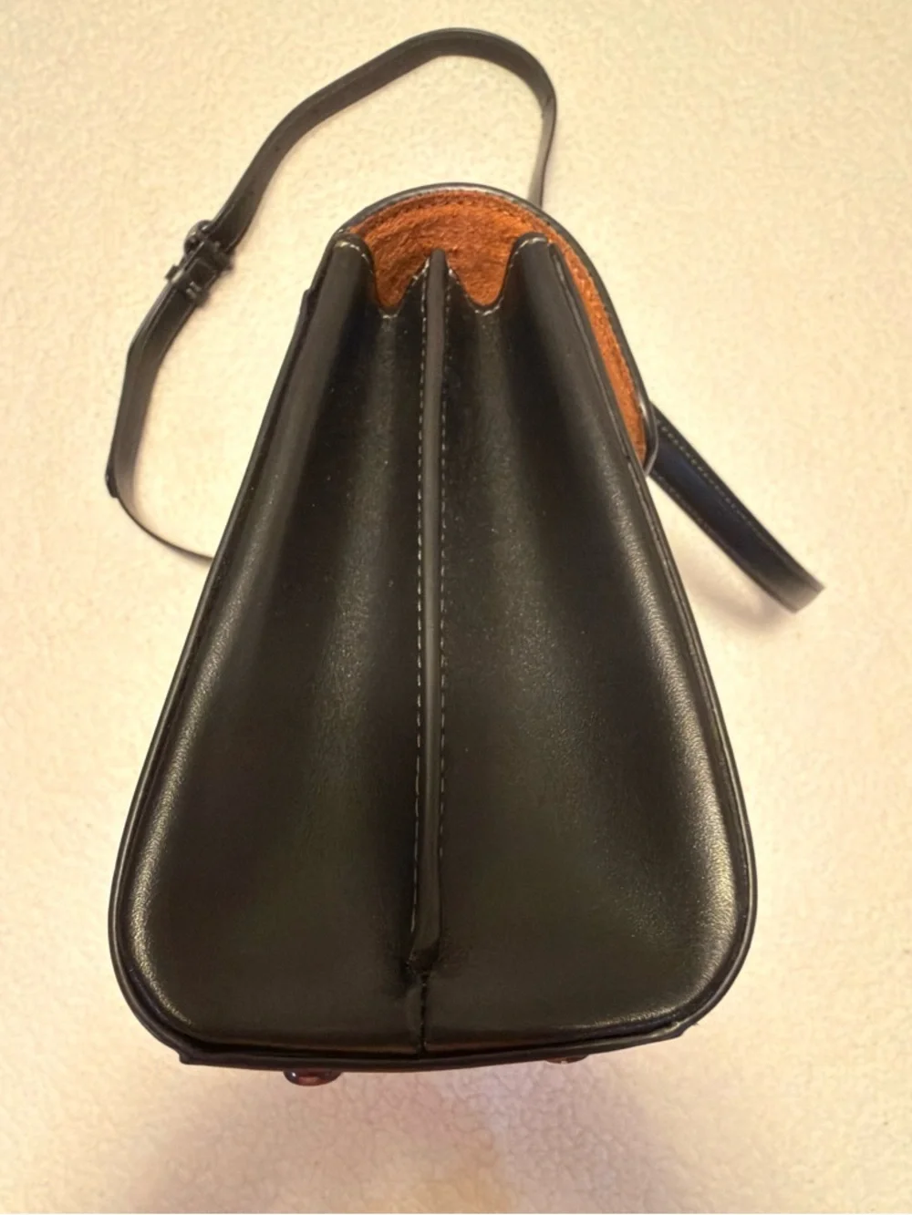 COACH - Eliza Top Handle Bag in Leather (CT852) - Picture 12 of 16